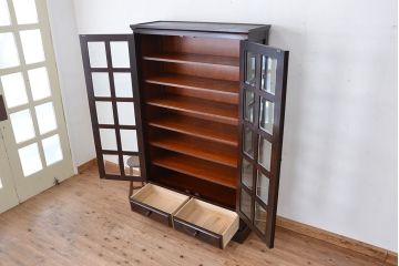 中古　北海道民芸家具　本箱(ブックケース)定価約27万円