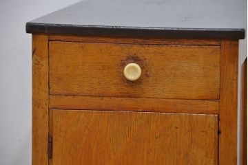 レトロ家具　昭和レトロ　小さな引き出し付き収納棚(サイドテーブル)
