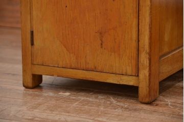 レトロ家具　昭和レトロ　小さな引き出し付き収納棚(サイドテーブル)