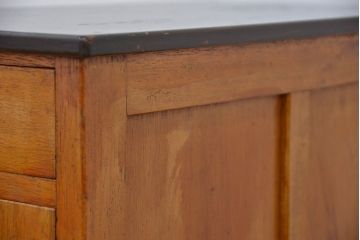 レトロ家具　昭和レトロ　小さな引き出し付き収納棚(サイドテーブル)