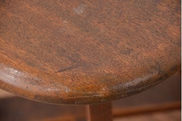 レトロ家具　昭和レトロ　古い木のかわいいスツール(丸椅子、イス)