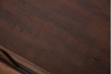アンティーク家具　アンティーク　小振りなロータイプモールガラス収納棚(ローボード)