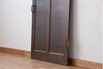 ★大正ロマン　色ガラス入りのシックなドア(1)(扉)