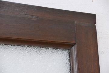 ★大正ロマン　色ガラス入りのシックなドア(2)(扉)