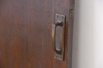 ★大正ロマン　色ガラス入りのシックなドア(2)(扉)