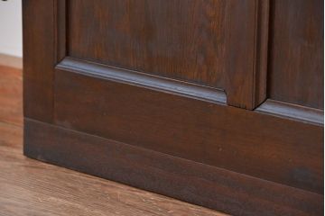 ★大正ロマン　色ガラス入りのシックなドア(2)(扉)