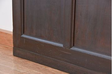 ★大正ロマン　色ガラス入りのシックなドア(2)(扉)