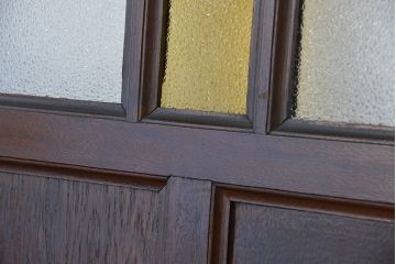 大正ロマン　色ガラス入りのシックなドア(3)(扉)