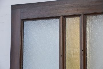 大正ロマン　色ガラス入りのシックなドア(3)(扉)