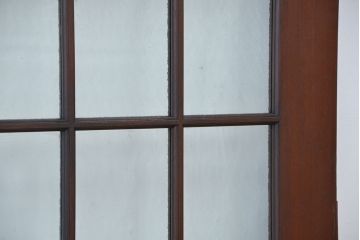 日本製アンティーク　大正〜昭和初期　チーク材の重厚なドア(扉)