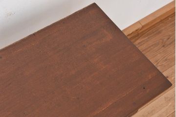 アンティーク家具　アンティーク　引き出し付き横長作業台(テーブル、机)