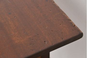 アンティーク家具　アンティーク　引き出し付き横長作業台(テーブル、机)