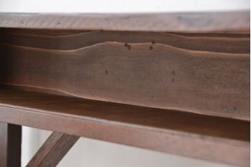 アンティーク家具　アンティーク　引き出し付き横長作業台(テーブル、机)