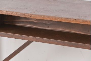 アンティーク家具　アンティーク　引き出し付き横長作業台(テーブル、机)