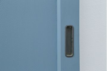 アンティーク モールガラス入り!ペイントガラス引き戸2枚セット(ガラス戸)