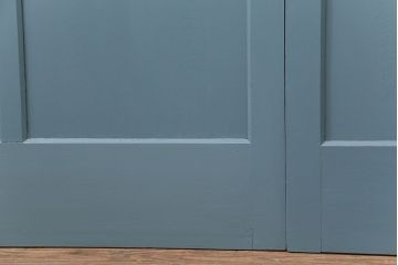 アンティーク モールガラス入り!ペイントガラス引き戸2枚セット(ガラス戸)