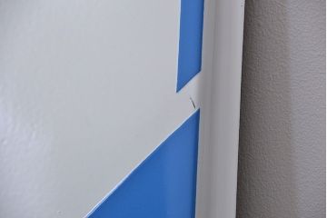 アンティーク雑貨　古い金鳥バスカビサンポール ホーロー看板
