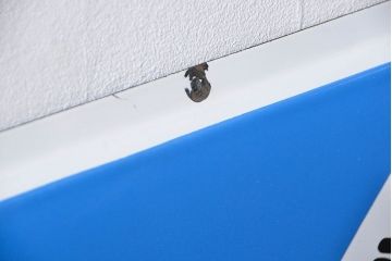 アンティーク雑貨　古い金鳥バスカビサンポール ホーロー看板