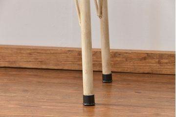 アンティーク家具　アンティーク 天板一枚板 使い込まれた古材天板の鉄脚テーブル(デスク/作業台/机)