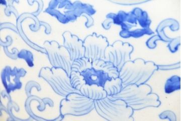 アンティーク雑貨　古民具・骨董　図柄の可愛い瀬戸火鉢