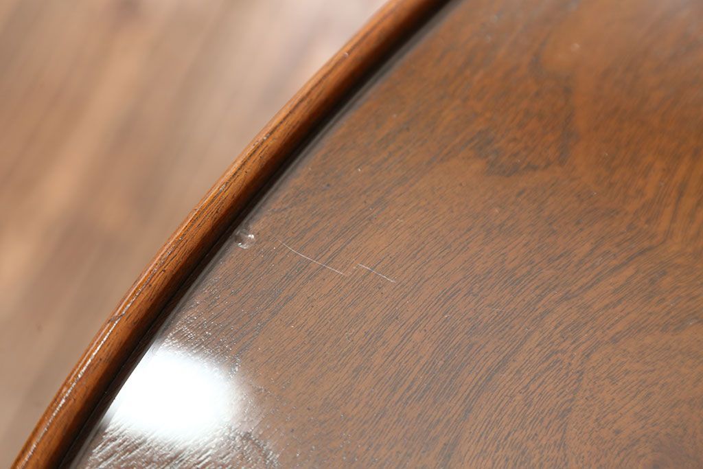 中古美品　ドレクセル ツインカクテルテーブル定価約16万円(サイドテーブル、キャスターワゴン、センターテーブル、カフェテーブル、コーヒーテーブル)