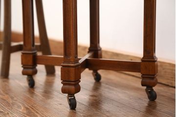 中古美品　ドレクセル ツインカクテルテーブル定価約16万円(サイドテーブル、キャスターワゴン、センターテーブル、カフェテーブル、コーヒーテーブル)