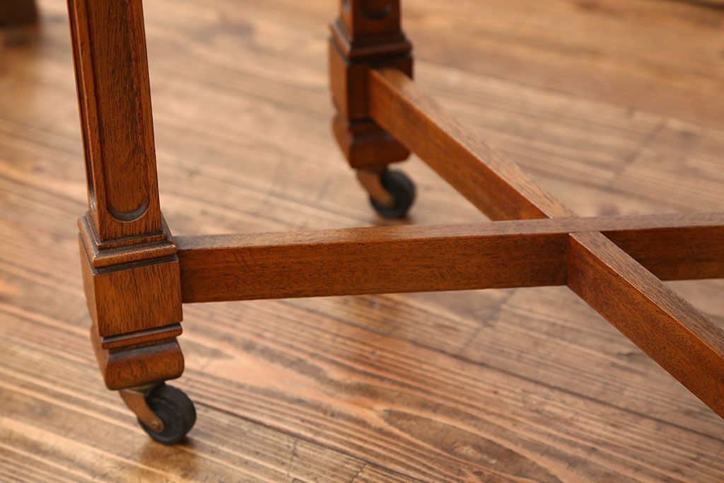 中古美品　ドレクセル ツインカクテルテーブル定価約16万円(サイドテーブル、キャスターワゴン、センターテーブル、カフェテーブル、コーヒーテーブル)