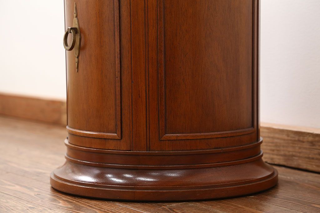 中古美品　DREXEL(ドレクセル)  Triune(トライユン)　 ドラムテーブル定価約23万円(サイドテーブル、センターテーブル、ラウンドテーブル、コーヒーテーブル、机)