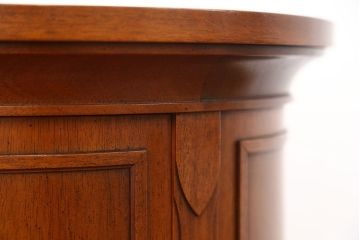 中古美品　DREXEL(ドレクセル)  Triune(トライユン)　 ドラムテーブル定価約23万円(サイドテーブル、センターテーブル、ラウンドテーブル、コーヒーテーブル、机)