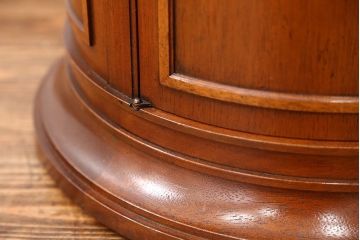 中古美品　DREXEL(ドレクセル)  Triune(トライユン)　 ドラムテーブル定価約23万円(サイドテーブル、センターテーブル、ラウンドテーブル、コーヒーテーブル、机)