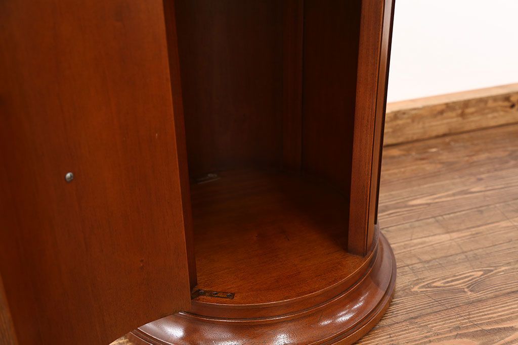 中古美品　DREXEL(ドレクセル)  Triune(トライユン)　 ドラムテーブル定価約23万円(サイドテーブル、センターテーブル、ラウンドテーブル、コーヒーテーブル、机)