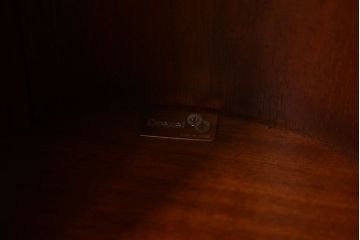 中古美品　DREXEL(ドレクセル)  Triune(トライユン)　 ドラムテーブル定価約23万円(サイドテーブル、センターテーブル、ラウンドテーブル、コーヒーテーブル、机)