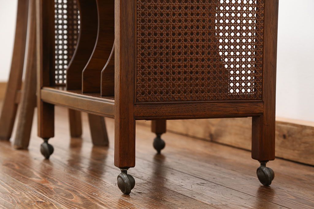 中古美品　ドレクセル マガジンラック定価約12万円(本立て、本棚)