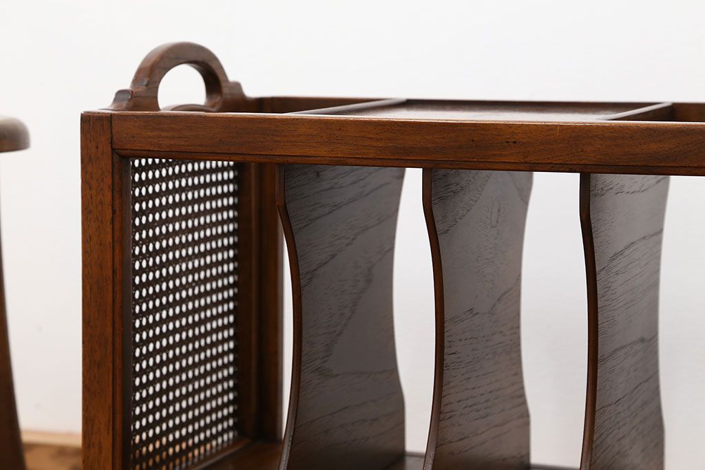 中古美品　ドレクセル マガジンラック定価約12万円(本立て、本棚)