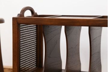 中古美品　ドレクセル マガジンラック定価約12万円(本立て、本棚)