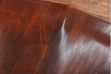 中古美品　松本民芸家具ミズメ桜 大キャプテンチェア(1)定価約25万円(椅子、イス、いす)