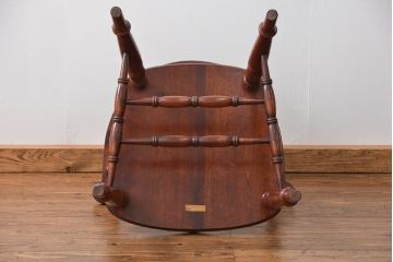 中古美品　松本民芸家具ミズメ桜 大キャプテンチェア(1)定価約25万円(椅子、イス、いす)