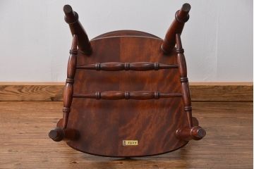 中古美品　松本民芸家具ミズメ桜 大キャプテンチェア(2)定価約25万円(椅子、イス、いす)