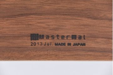 中古　マスターウォール(MASTERWAL) ウォールナットダイニングテーブル定価約14万円(鉄脚テーブル)