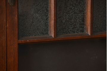 アンティーク  喫茶店のモダンデザイン両開き窓1対(3)(観音開き窓、ガラス戸、建具)