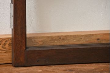 アンティーク  喫茶店のモダンデザイン両開き窓1対(3)(観音開き窓、ガラス戸、建具)