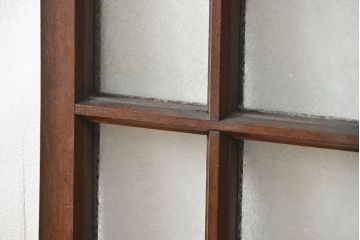 アンティーク 喫茶店のモダンデザイン両開き窓1対(4)(観音開き窓、ガラス戸、建具)