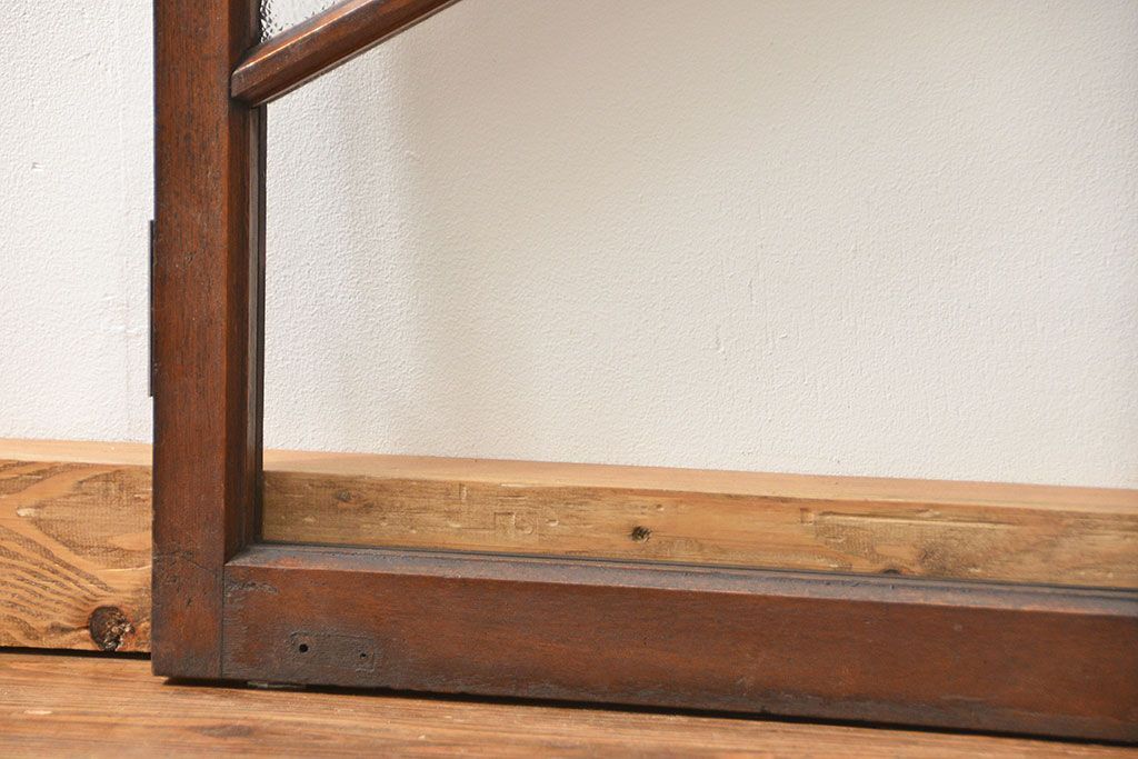 アンティーク 喫茶店のモダンデザイン両開き窓1対(4)(観音開き窓、ガラス戸、建具)