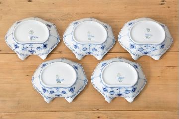 アンティーク雑貨　中古 ロイヤルコペンハーゲン フルレース お皿 5枚(プレート)一級品