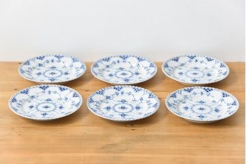 中古 ロイヤルコペンハーゲン フルレースプレート 6枚(19cm)