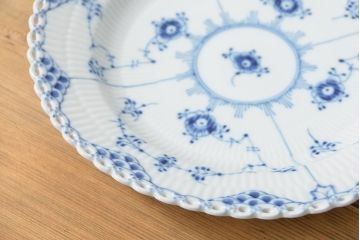 アンティーク雑貨　中古 ロイヤルコペンハーゲン フルレース プレート 6枚(25cm)