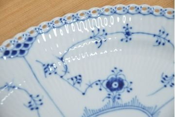 中古 ロイヤルコペンハーゲン フルレース オーバルプレート 6枚(30cm)