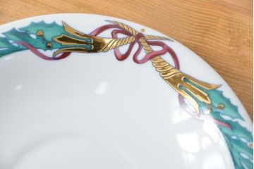 アンティーク雑貨　中古 ロイヤルコペンハーゲン(Royal Copenhagen) ジングルベル　カップ&ソーサー2客