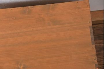 レトロ家具　昭和レトロ 古い木のかわいい6杯引き出し箱(1)(ドロワー、小物入れ、チェスト)