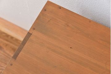 レトロ家具　昭和レトロ 古い木のかわいい6杯引き出し箱(1)(ドロワー、小物入れ、チェスト)